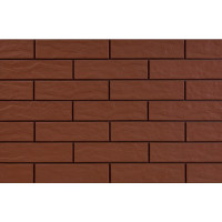 Плитка фасадна Burgund Rustiko 6,5x24,5x0,65