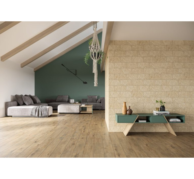 Плитка фасадна Torstone Beige Decor 148x300x9 Cerrad