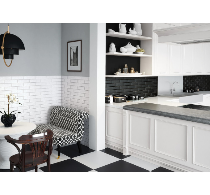 Плитка фасадна Foggia Nero 6,5x24,5x0,8