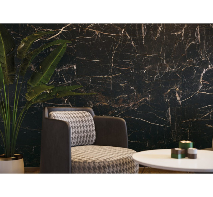 Плитка підлогова Marquina Gold RECT 119,7x279,7x0,6