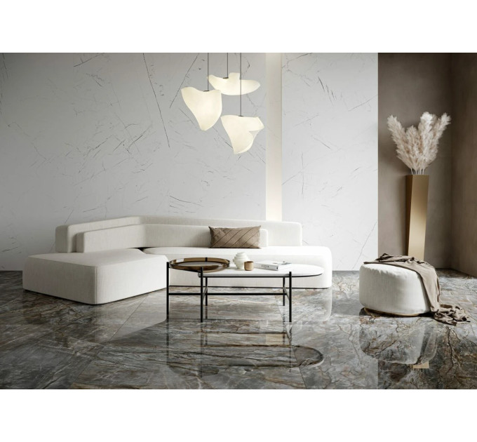 Плитка керамогранітна Brazilian Quartzite Black POL 1197x1197x8 Cerrad