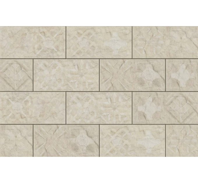 Камінь фасадний Torstone Bianco Decor 14,8x30x0,9