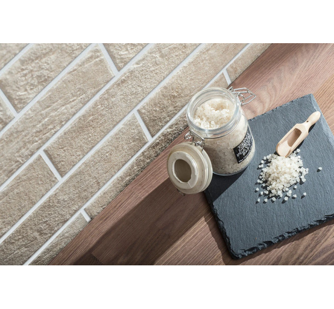 Плитка фасадна Loft Brick Salt 6,5x24,5x0,8