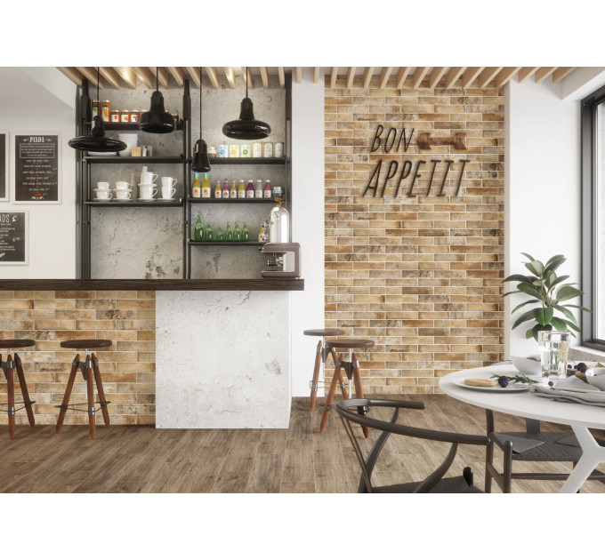 Камінь фасадний Piatto Honey 7,4x30x0,9