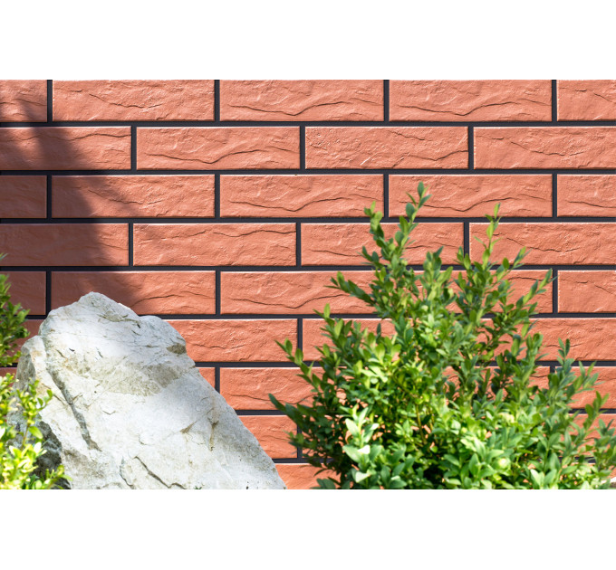 Плитка фасадна Rot Rustiko 6,5x24,5x0,65