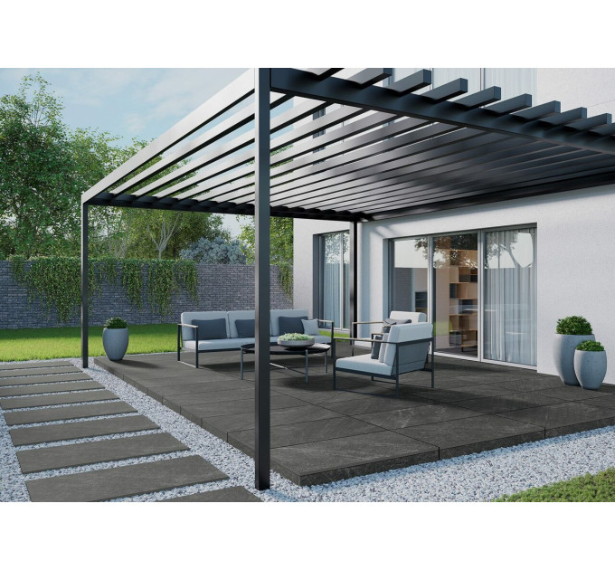 Плитка керамогранітна Testo Grafit 2.0 RECT 597x1197x20 Cerrad