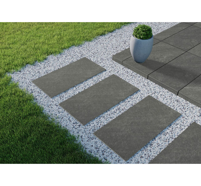 Плитка керамогранітна Testo Grafit 2.0 RECT 597x1197x20 Cerrad
