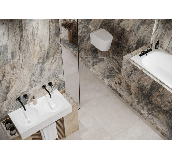 Плитка керамогранітна Brazilian Quartzite Amber RECT 597x1197x8 Cerrad