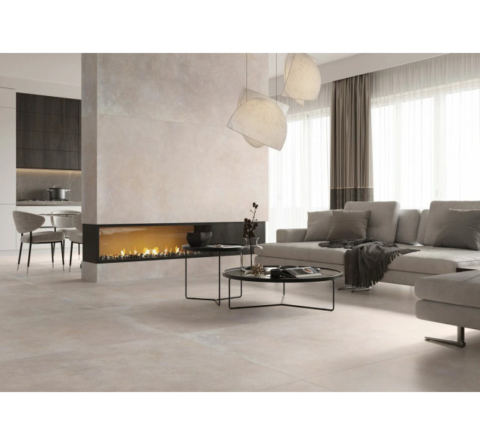 Плитка керамогранітна Modern Concrete Ivory RECT 797x1597x8 Cerrad