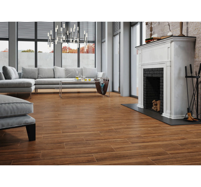 Плитка підлогова Ultima Brown 17,5x60x0,8
