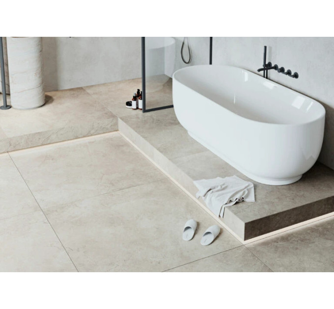 Плитка керамогранітна Tacoma White LAP 597x597x8 Cerrad