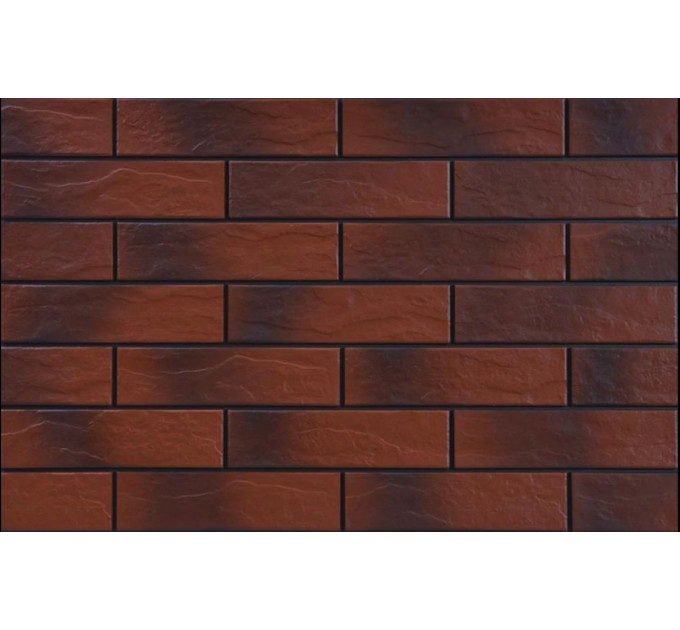 Плитка фасадна з відтінком Rot Shaded RUST 65x245x6,5 Cerrad