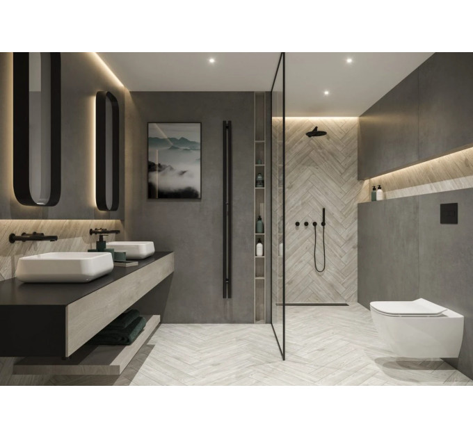 Плитка підлогова Giornata Bianco 11x60x0,8