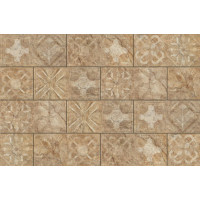 Плитка фасадна Torstone Brown Decor 148x300x9 Cerrad