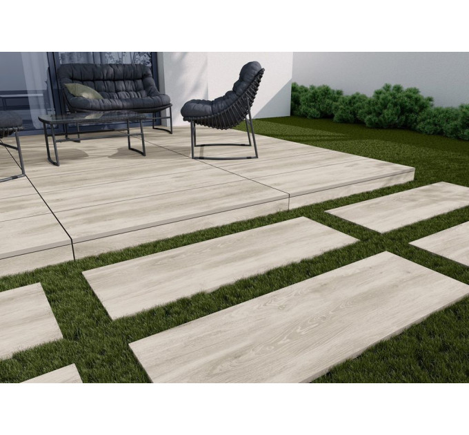 Плитка керамогранітна Tauro Bianco RECT 397x1197x20 Cerrad