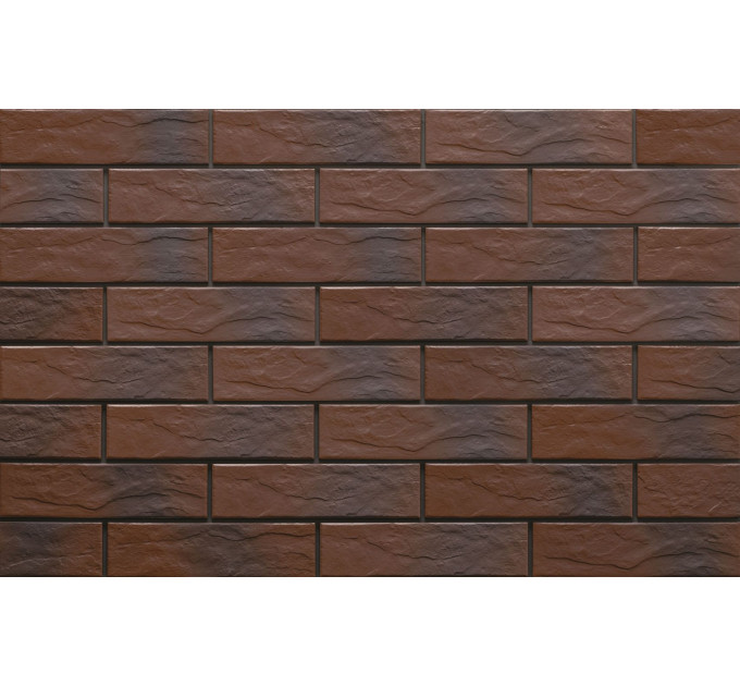Плитка фасадна з відтінком Country Wisnia RUST 65x245x6,5 Cerrad