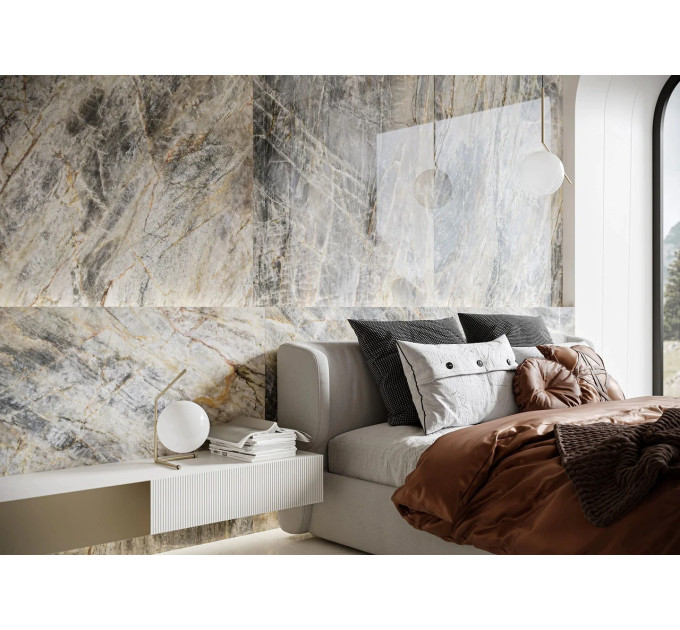 Плитка керамогранітна Brazilian Quartzite Amber POL 597x1197x8 Cerrad