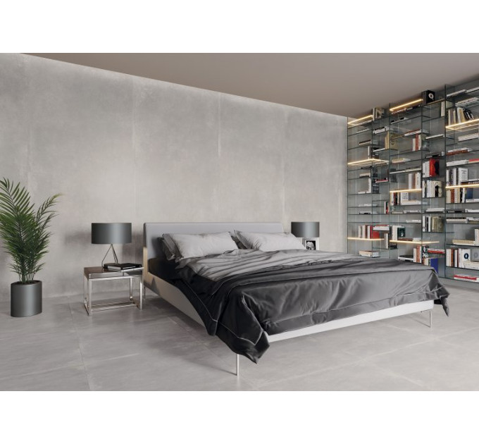 Плитка керамогранітна Modern Concrete Silver RECT 1197x2797x6 Cerrad