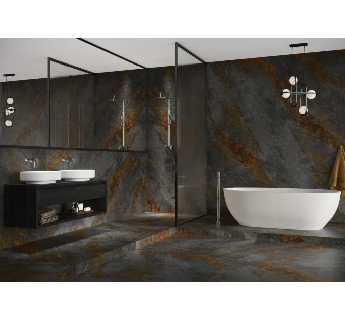 Плитка керамогранітна Auric Graphite RECT 1197x1197x8 Cerrad