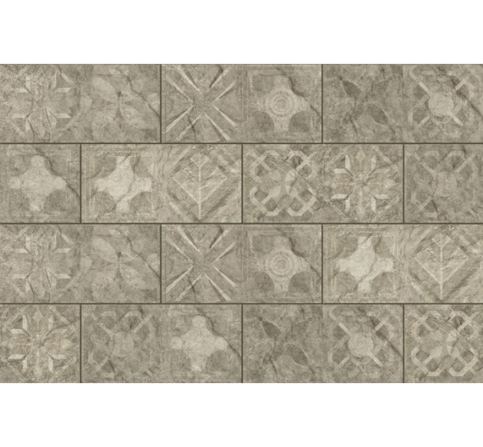 Плитка фасадна Torstone Grys Decor 148x300x9 Cerrad