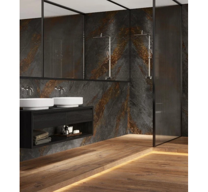 Плитка керамогранітна Auric Graphite RECT 597x1197x8 Cerrad