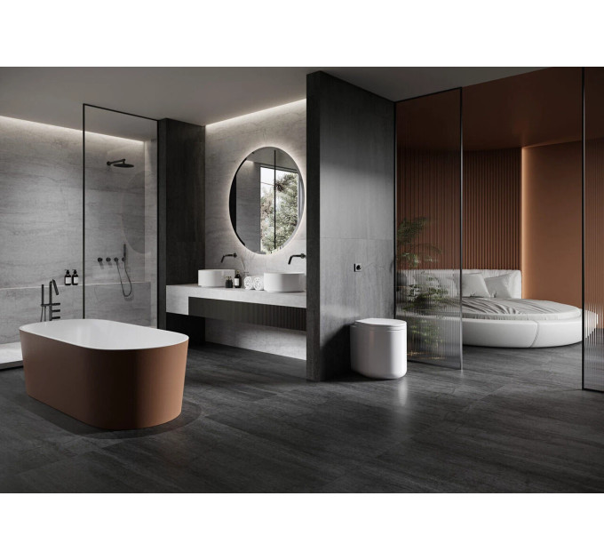 Плитка керамогранітна Dignity Graphite RECT 597x1197x8 Cerrad