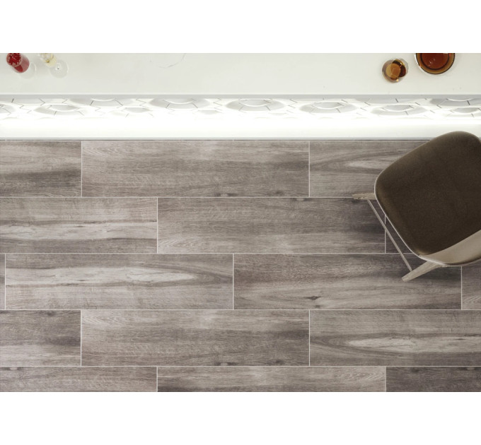 Плитка підлогова Mattina Grigio RECT 29,7x120,2x0,8
