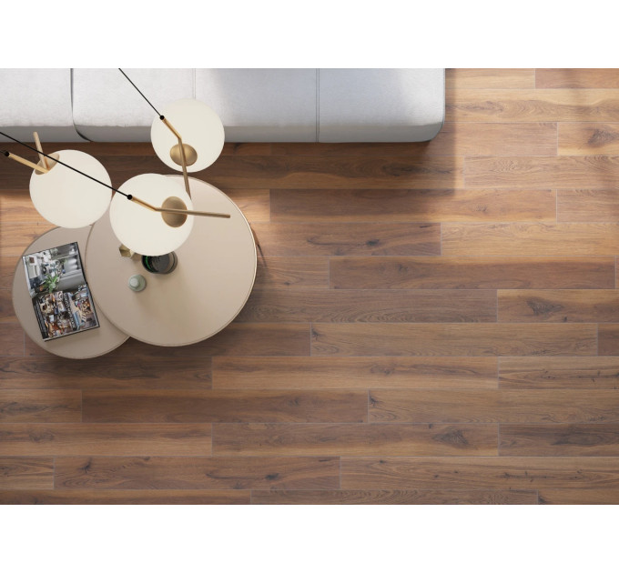 Плитка підлогова Acero Marrone RECT 19,3x159,7x0,8