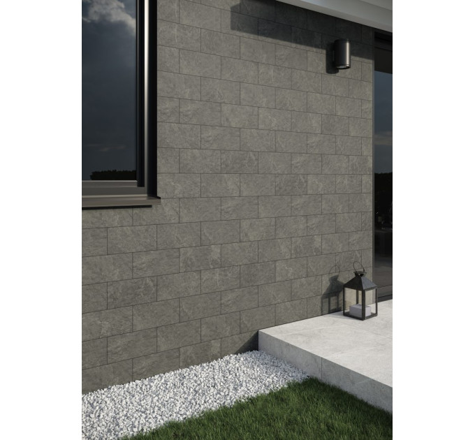 Плитка фасадна Torstone Grafit 148x300x9 Cerrad