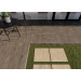 Плитка керамогранітна Ragaya Dark Brown RECT 597x597x20 Cerrad