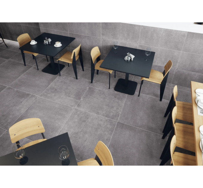 Плитка керамогранітна Montego Antracyt RECT 597x597x8,5 Cerrad