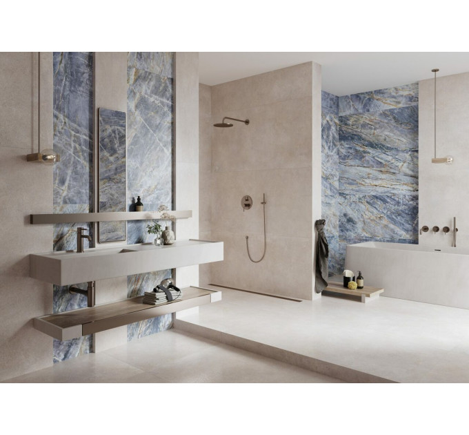 Плитка керамогранітна Modern Concrete Ivory SILKY CRISTAL LAP 797x797x8 Cerrad