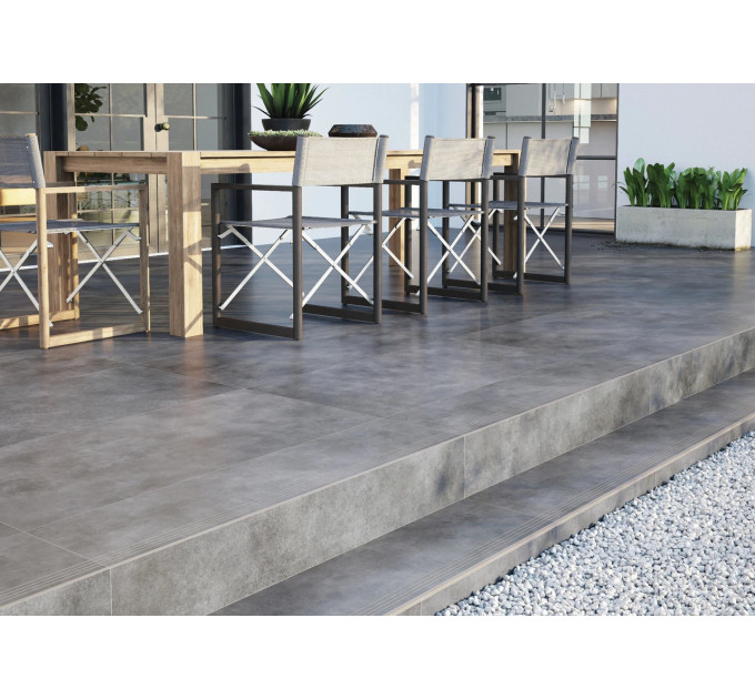 Плитка підлогова Batista Steel RECT 29,7x59,7x0,85