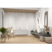 Плитка керамогранітна Onix White POL 597x1197x8 Cerrad