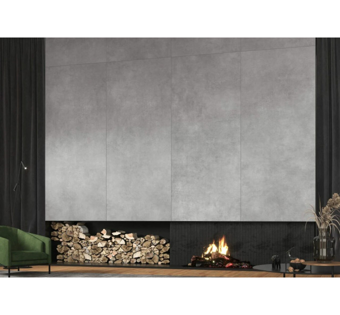 Плитка керамогранітна Concrete Graphite RECT 1197x2797x6 Cerrad