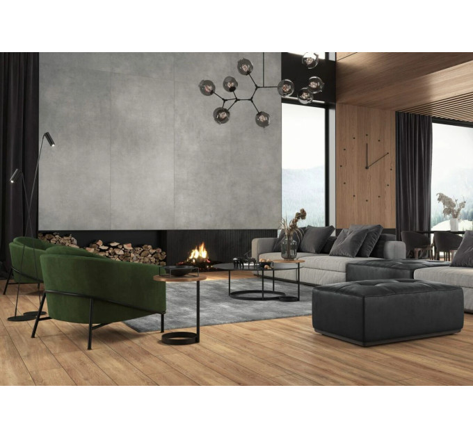 Плитка керамогранітна Concrete Graphite RECT 1197x2797x6 Cerrad