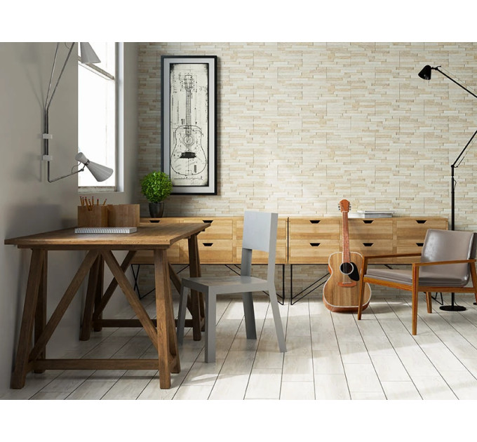 Камінь фасадний Kallio Cream 15x45x0,9