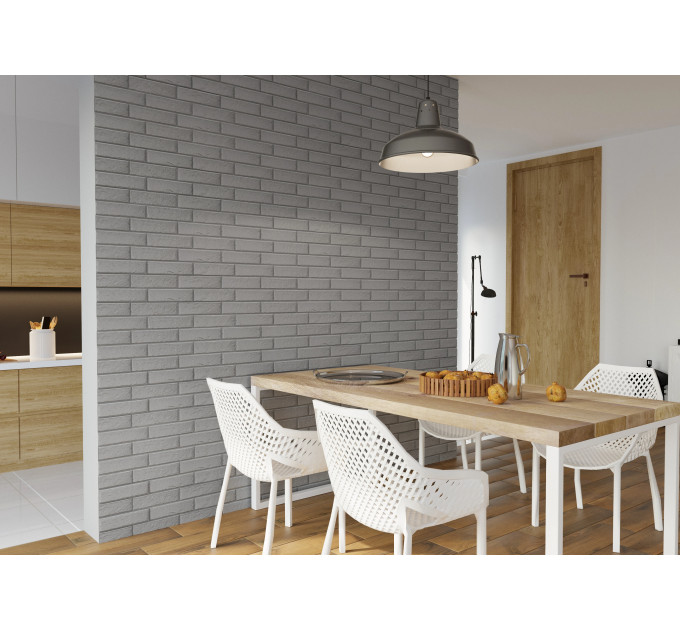 Плитка фасадна Foggia Gris 6,5x24,5x0,8