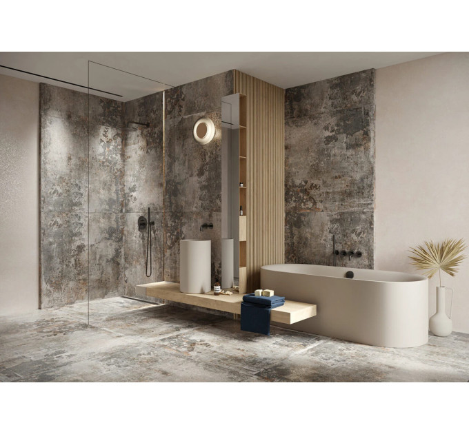 Плитка керамогранітна Endless Time Rust Silky Cristal LAP 597x597x8 Cerrad
