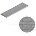 Плитка фасадна Foggia Gris 6,5x24,5x0,8