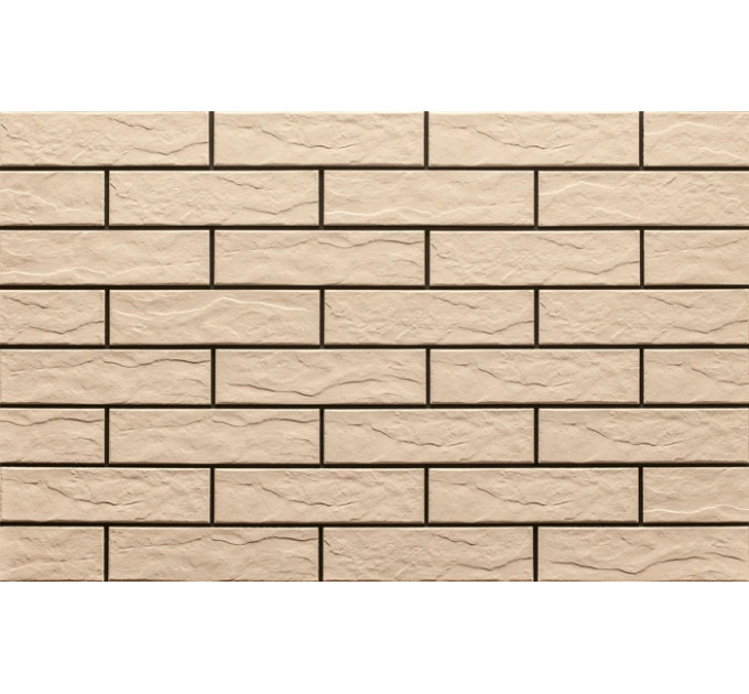Плитка фасадна Kremowa Rustiko 6,5x24,5x0,65