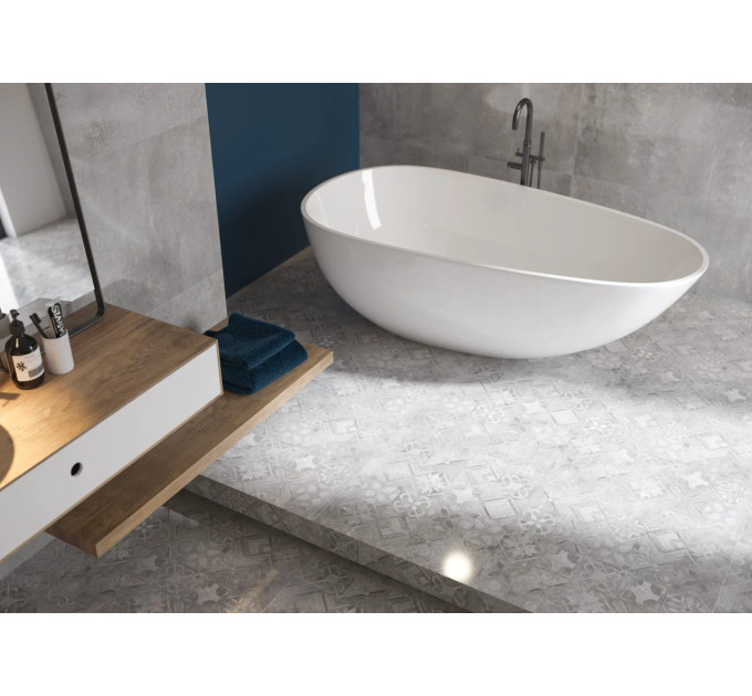 Плитка керамогранітна Softcement Silver RECT 1197x2797x6 Cerrad
