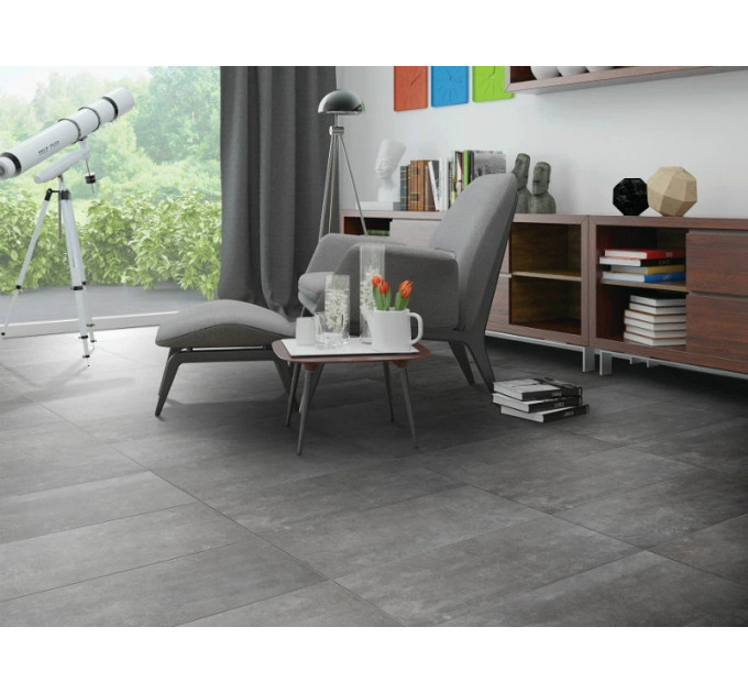 Плитка керамогранітна Tassero Grafit RECT 597x1197x8,5 Cerrad