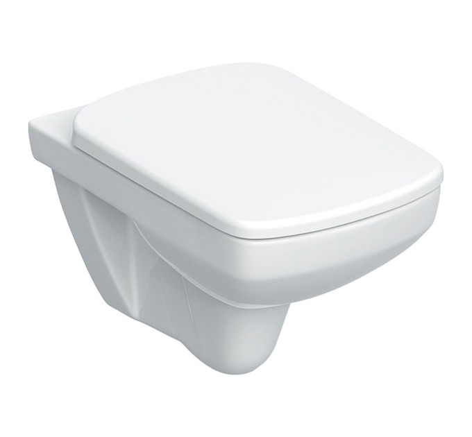 Унітаз підвісний воронкоподібний з кришкою soft-close Selnova Square 501.961.00.1 Geberit