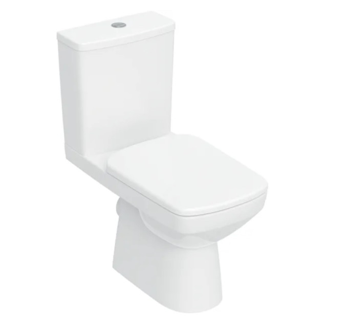 Компакт з кришкою Selnova Square 503.086.00.1 Geberit