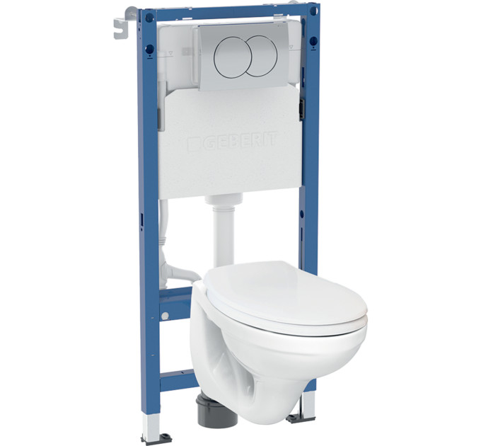 Комплект Інсталяція для унітаза Duofix Pro 20 + Унітаз Idol з кришкою 118.315.21.3 Geberit