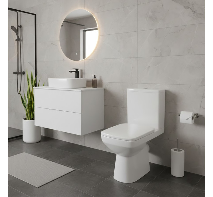 Компакт з кришкою Selnova Square 503.086.00.1 Geberit