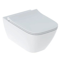 Унітаз підвісний з кришкою Smyle Square Rimfree 500.685.01.1 Geberit