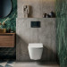 Унітаз підвісний з кришкою Smyle Square Rimfree 500.685.01.1 Geberit