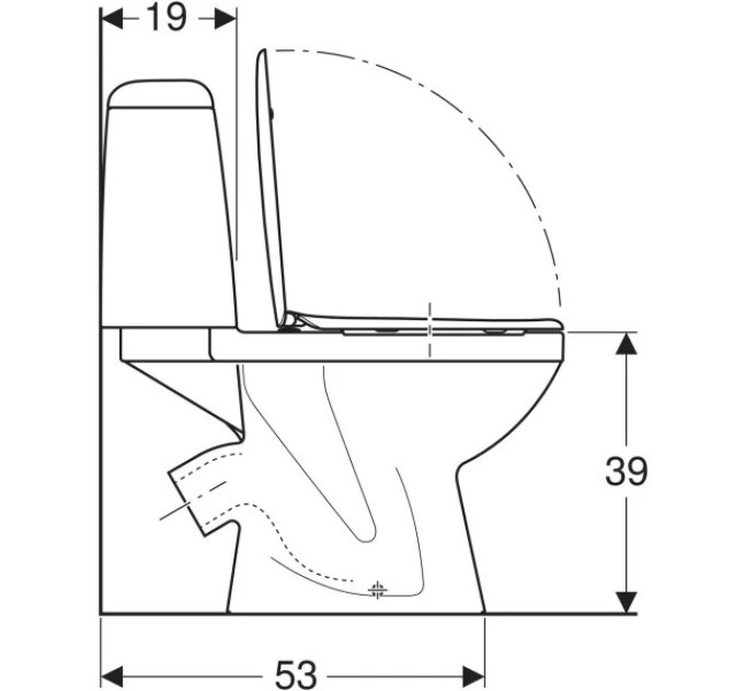 Компакт Solo з кришкою дюропласт soft-close S7923200UA Kolo